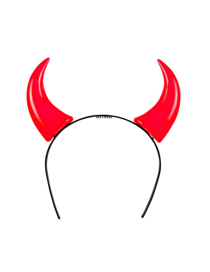 Halloween gyermekek vörös szarvak