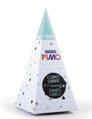 Kék Fimo® kaktusz meglepetéskúp 17 x 7 cm modellező készlet