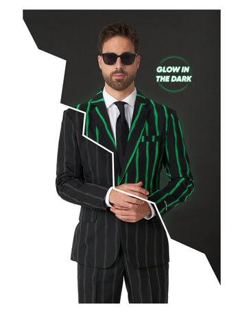 Jelmez foszforeszkáló csíkokkal, Suitermeister felnőtt