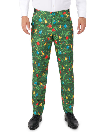 Fényes zöld Suitmeister™ felnőtt karácsonyi jelmez 