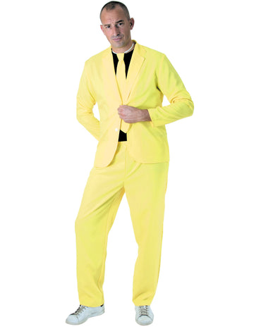 Felnőtt fluo sárga divat jelmez