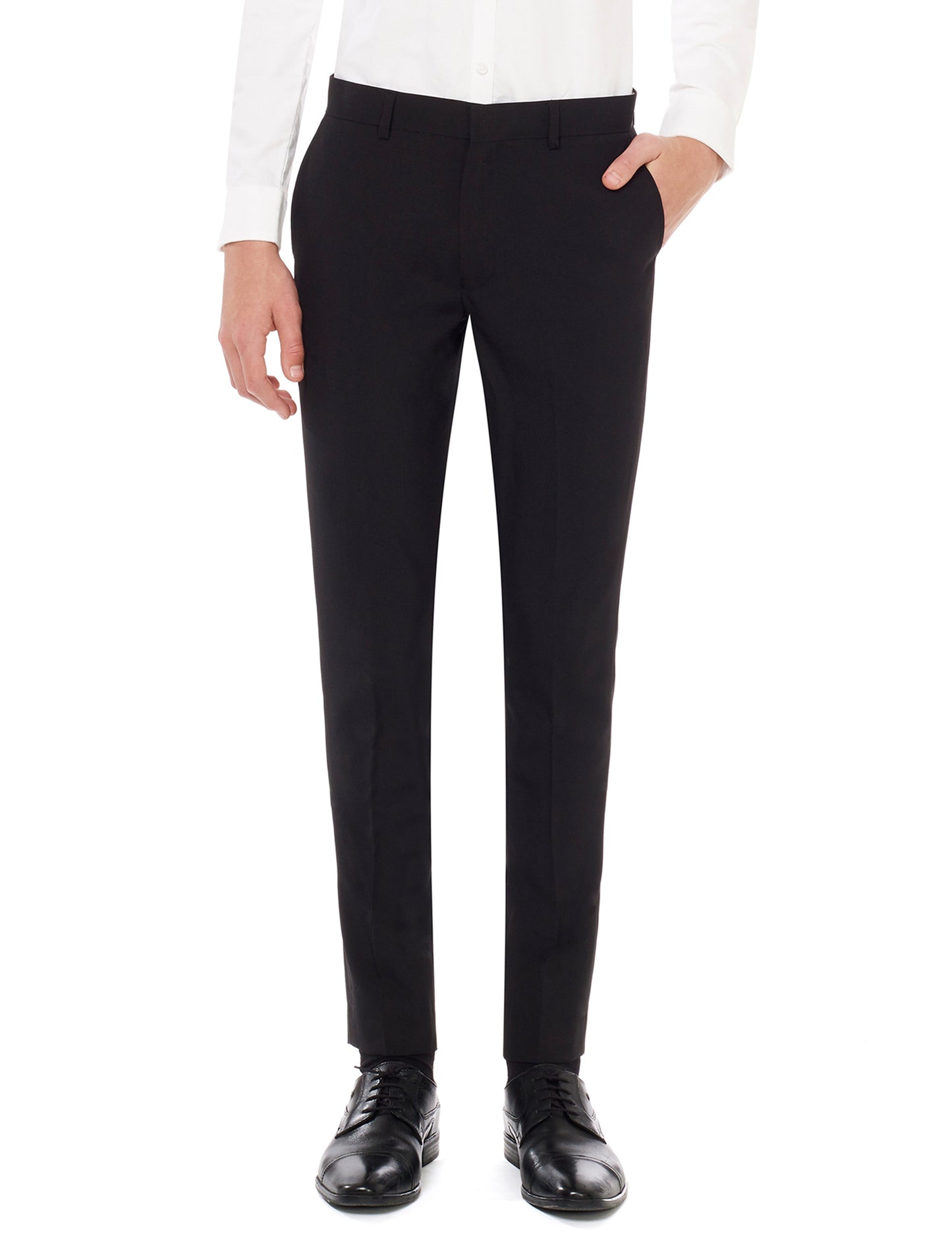 Détail du pantalon du costume Mr. Black Opposuits