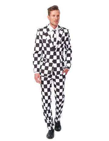 Mr. Black és White férfi jelmez Suitsmeister™ 