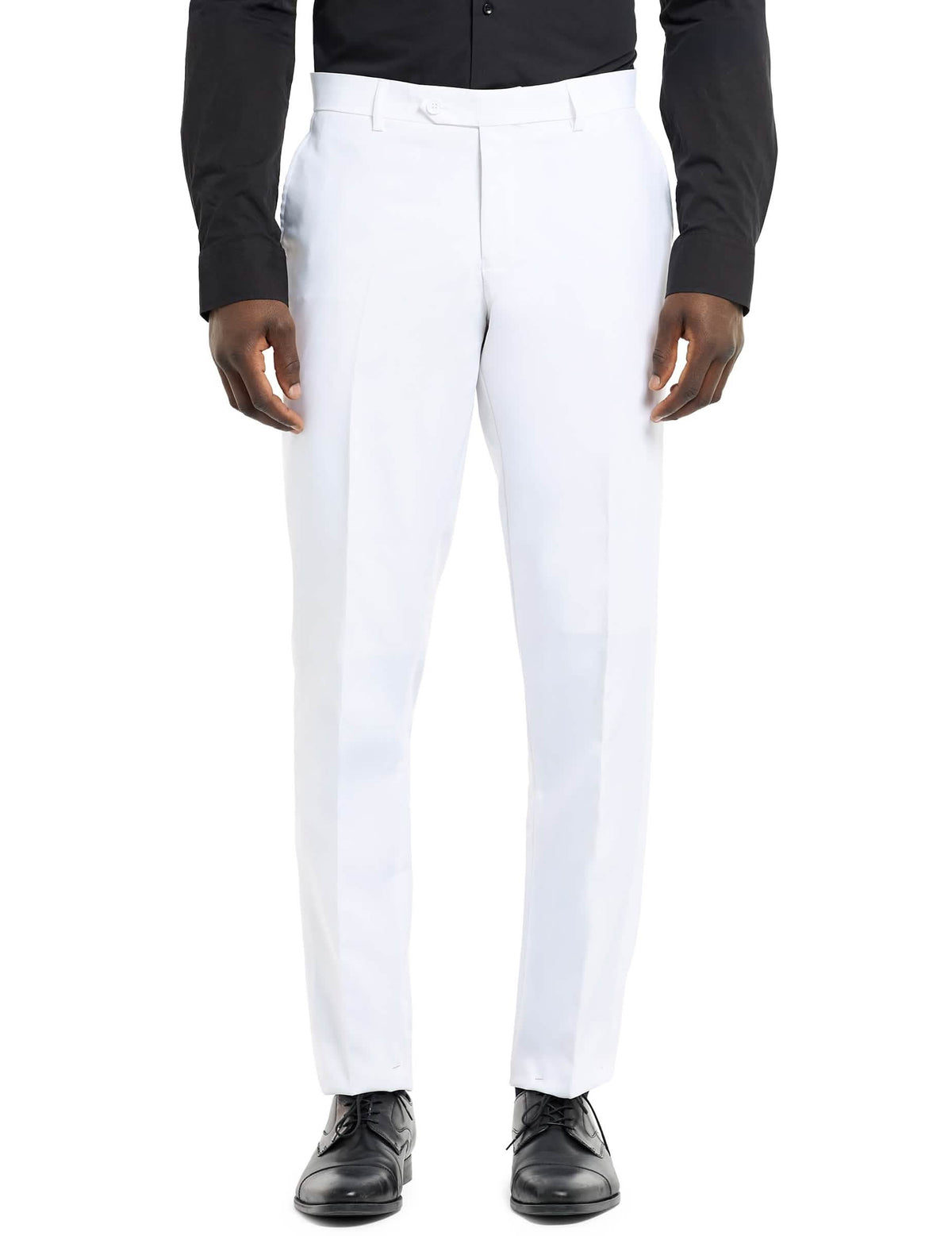 A Mr. fehér Opposuits jelmez nadrágjának részletei