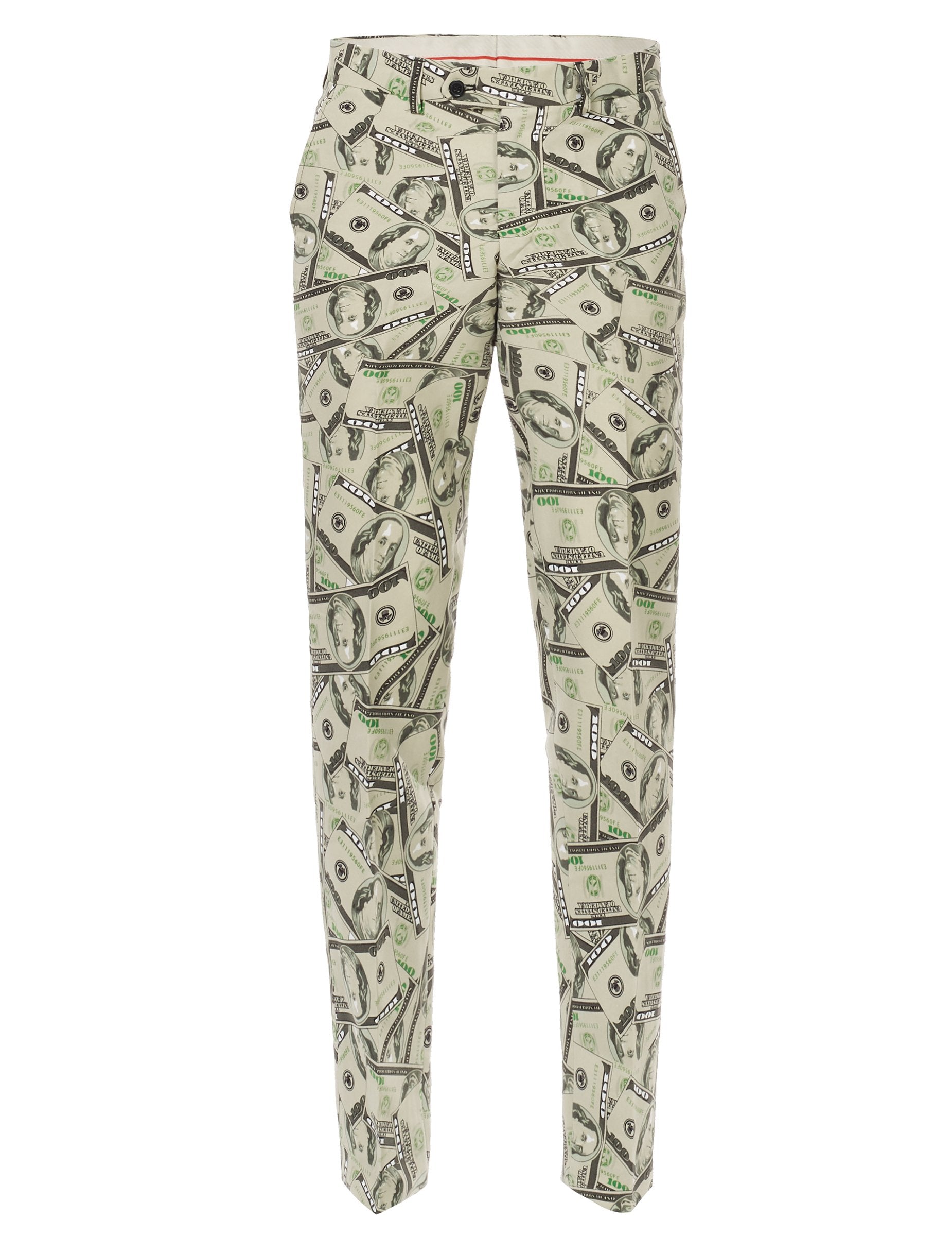 Vue de face du pantalon du costume Mr. Cashanova