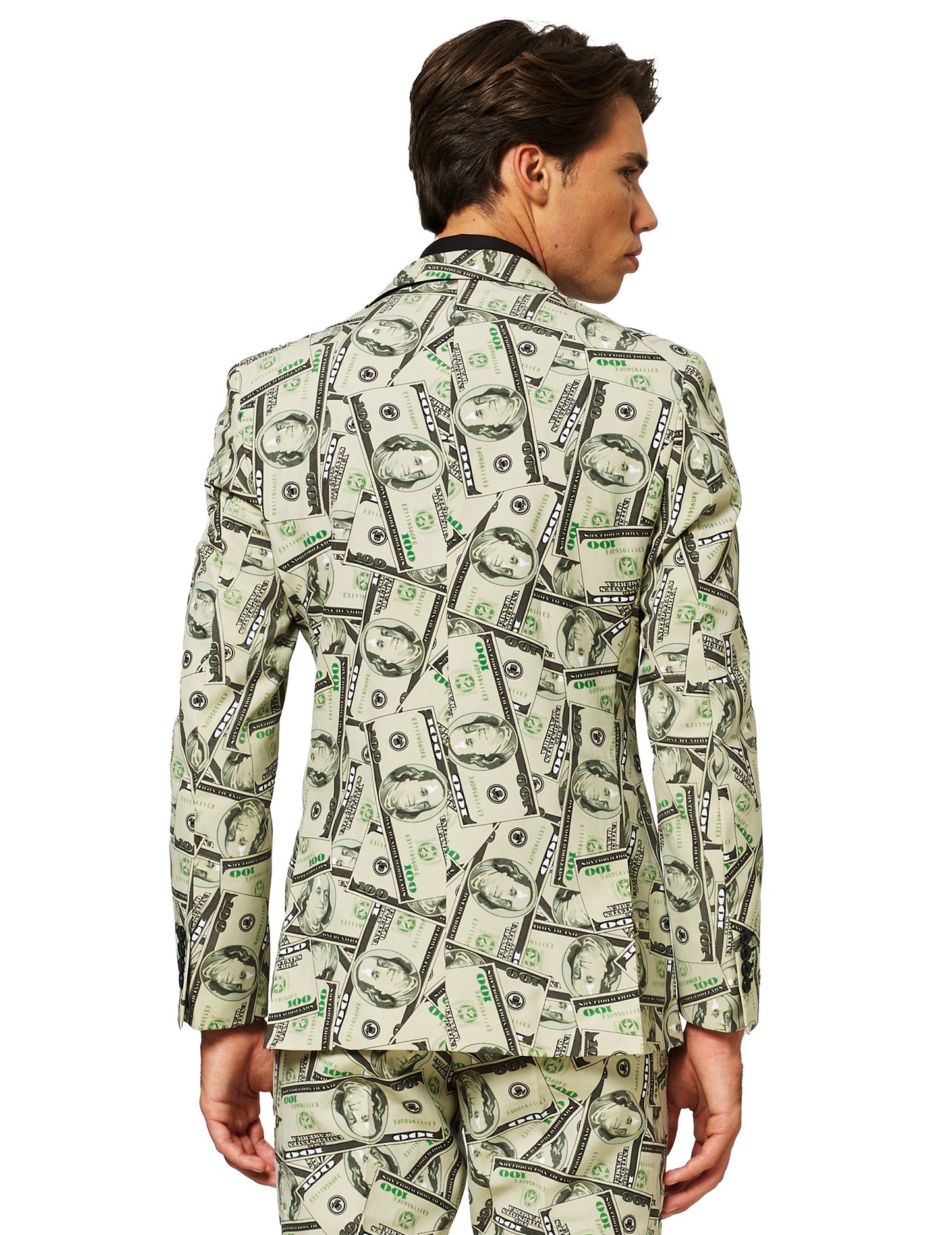 Vue de dos du costume Mr. Cashanova