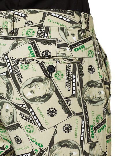 Gros plan sur la poche arrière du pantalon du costume Mr. Cashanova