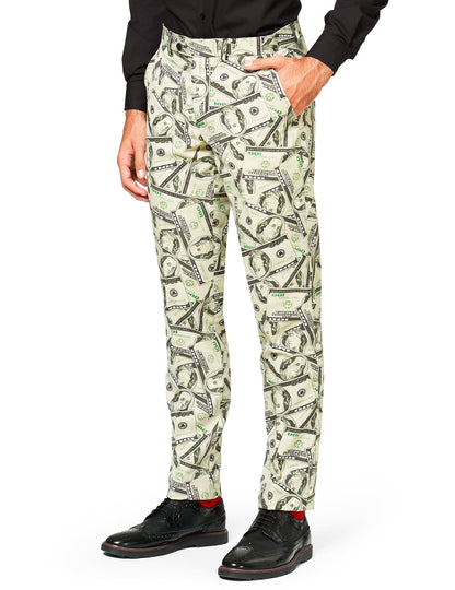 Détail du pantalon du costume Mr. Cashanova