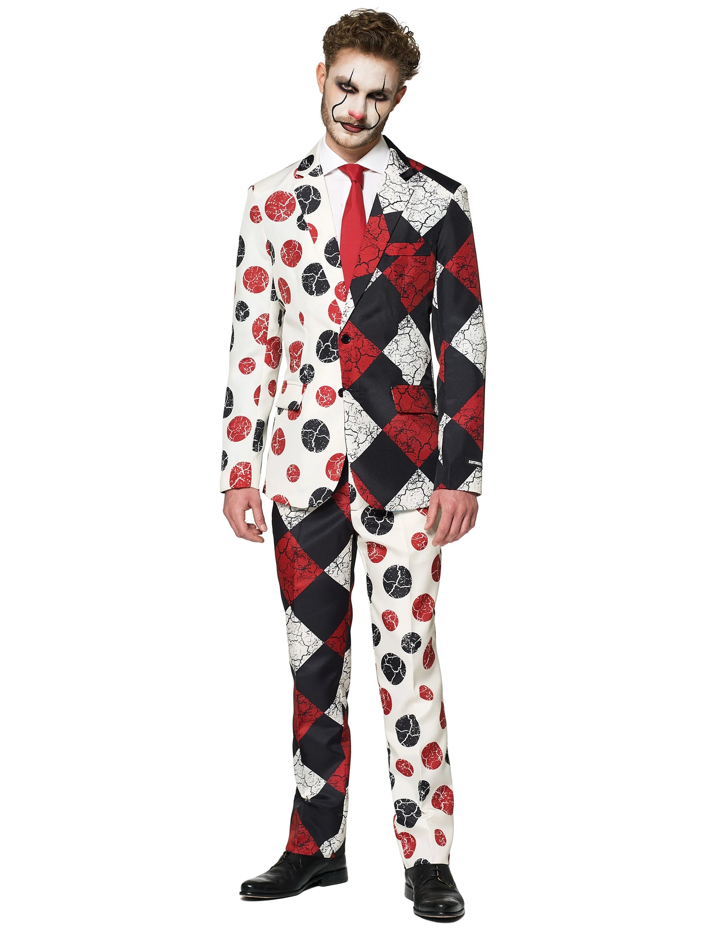 Férfi Vintage Mr. Bohóc Jelmez Suitmeister™