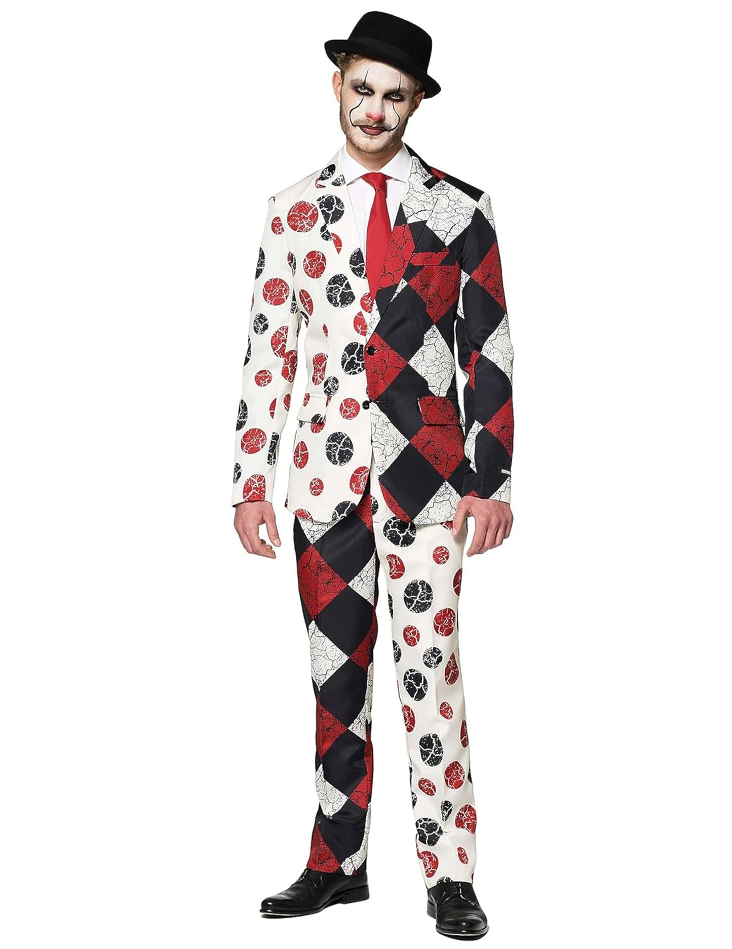 Férfi Vintage Mr. Bohóc Jelmez Suitmeister™