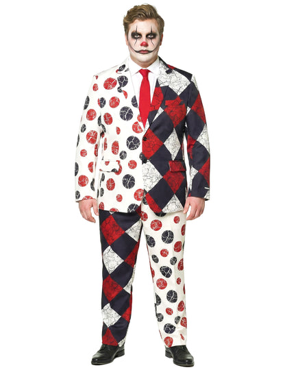Férfi Vintage Mr. Bohóc Jelmez Suitmeister™