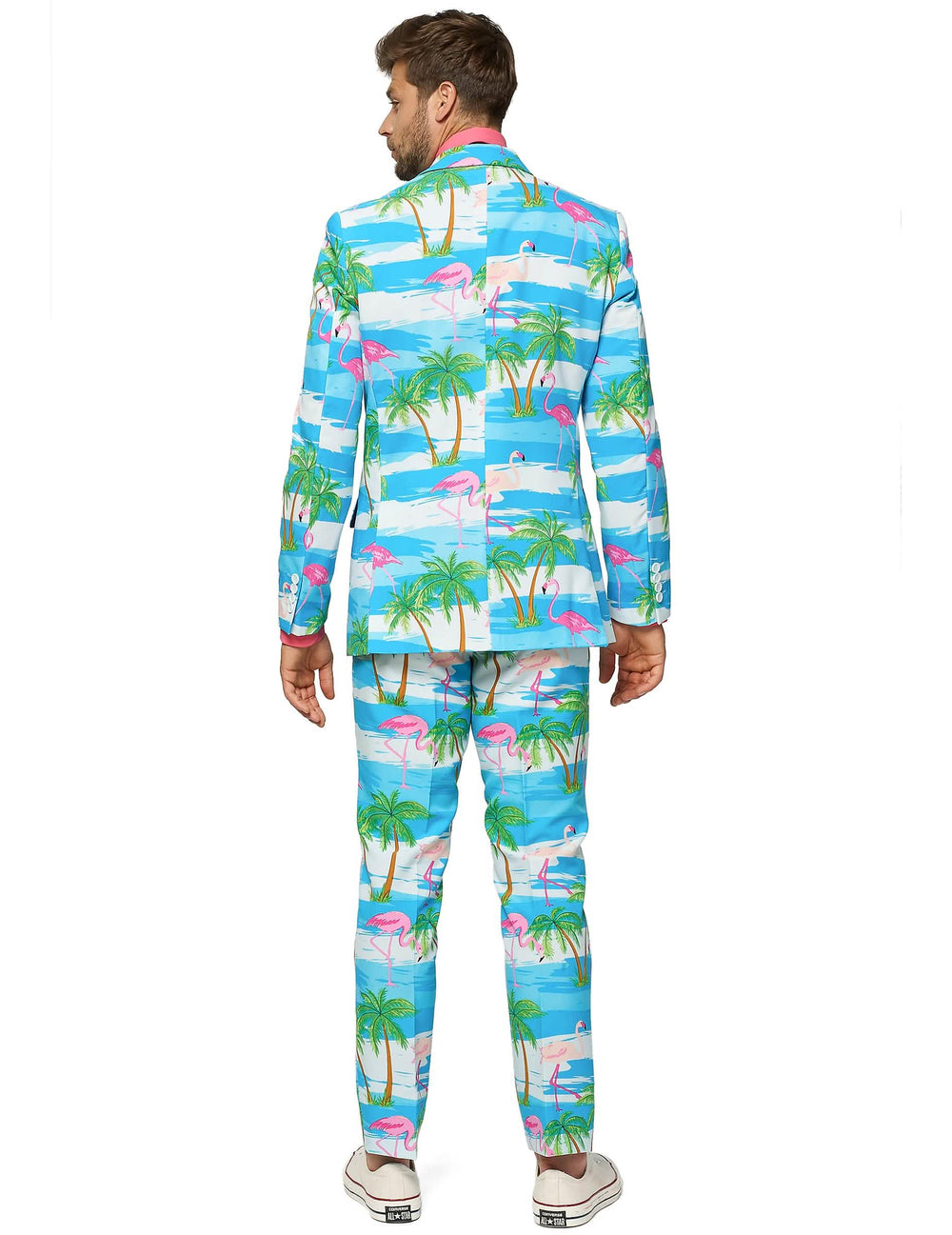 Mr. Flamingo férfi Opposuits™ hátulról nézve￼