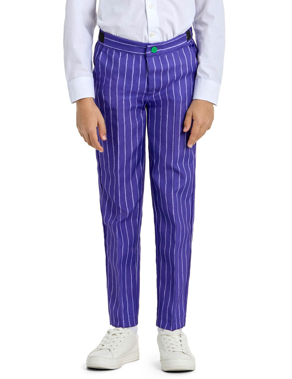 Mr. Joker gyermek jelmezének nadrágjának részletei