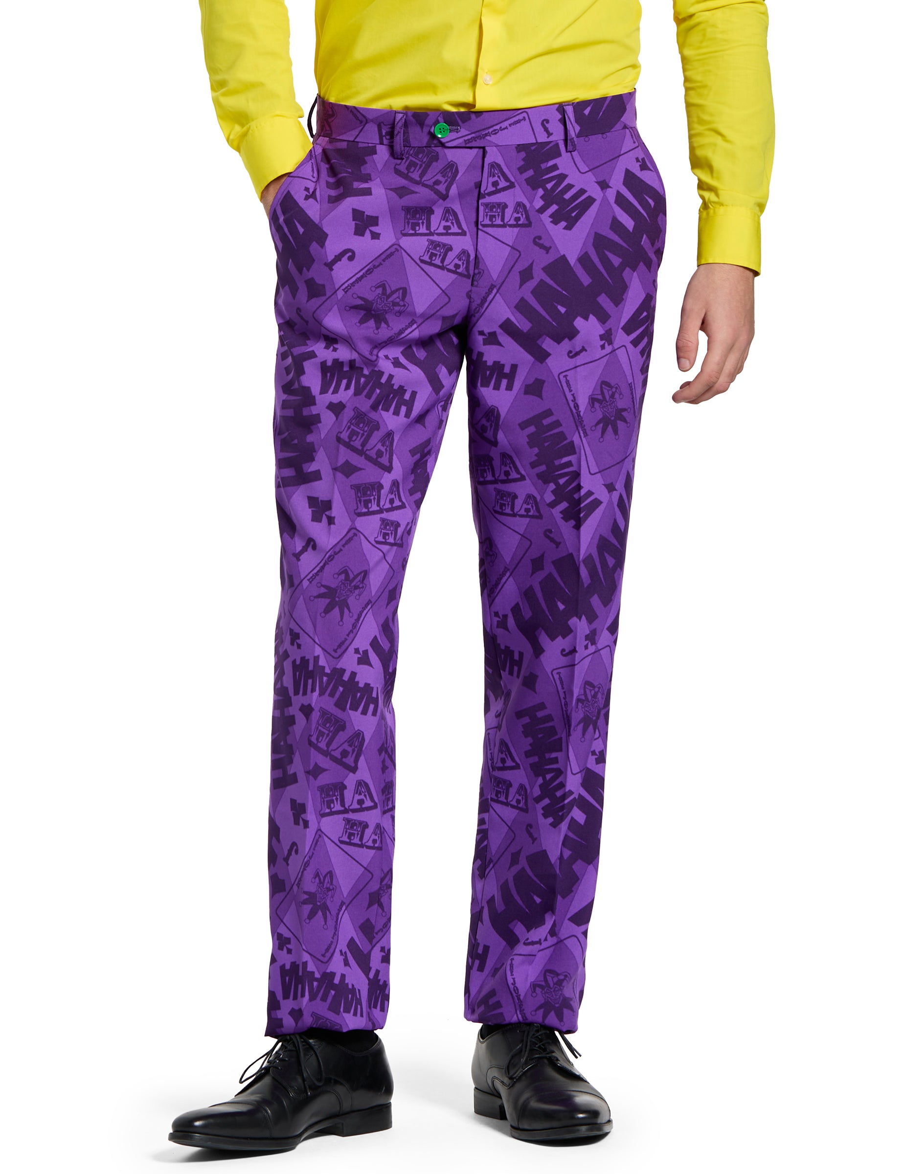 Vue de face du pantalon du costume Mr. Joker™ pour homme