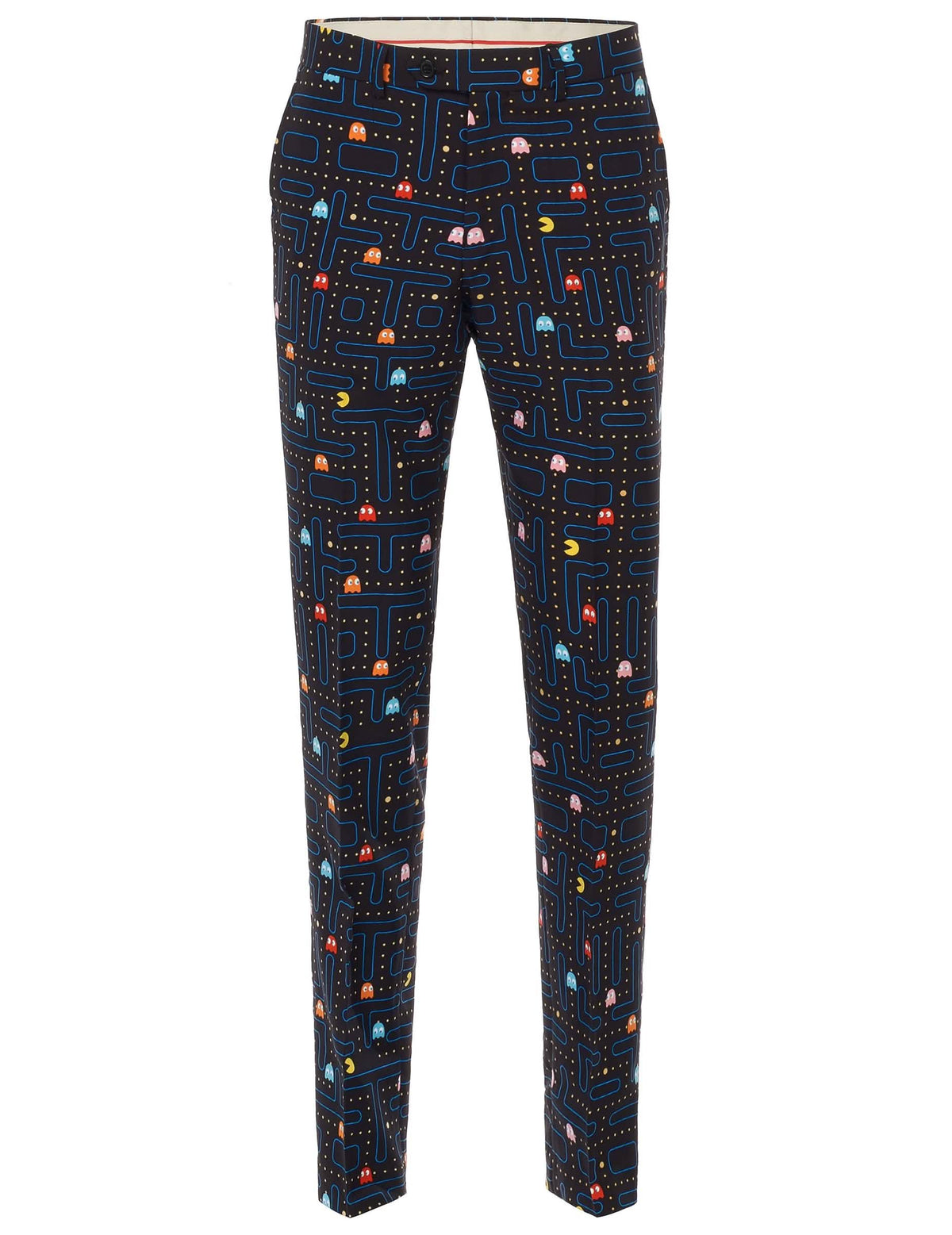 Az Mr. Pac-Man férfi jelmez nadrágjának elölnézete
