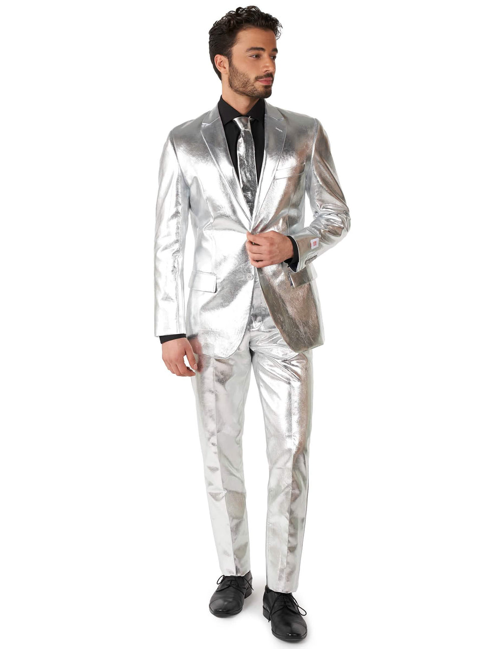 Mr. Shiny Silver jelmez férfi ezüst fényes