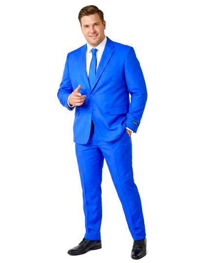 Suitmeister™ Férfi Kék Mr. Egyszínű Öltöny