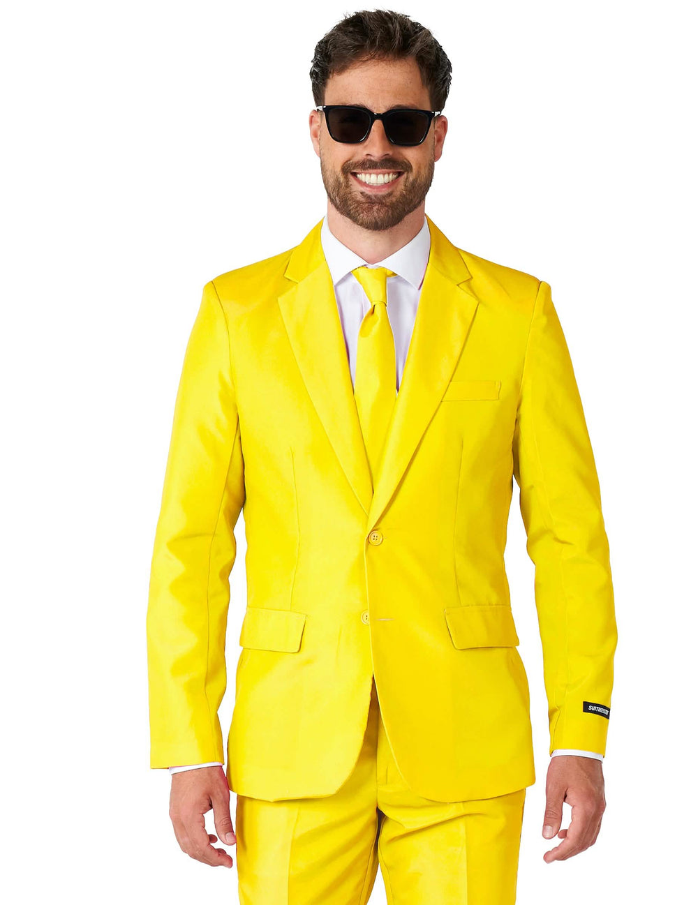 Férfi sárga Mr. Solid Suitmeister jelmez