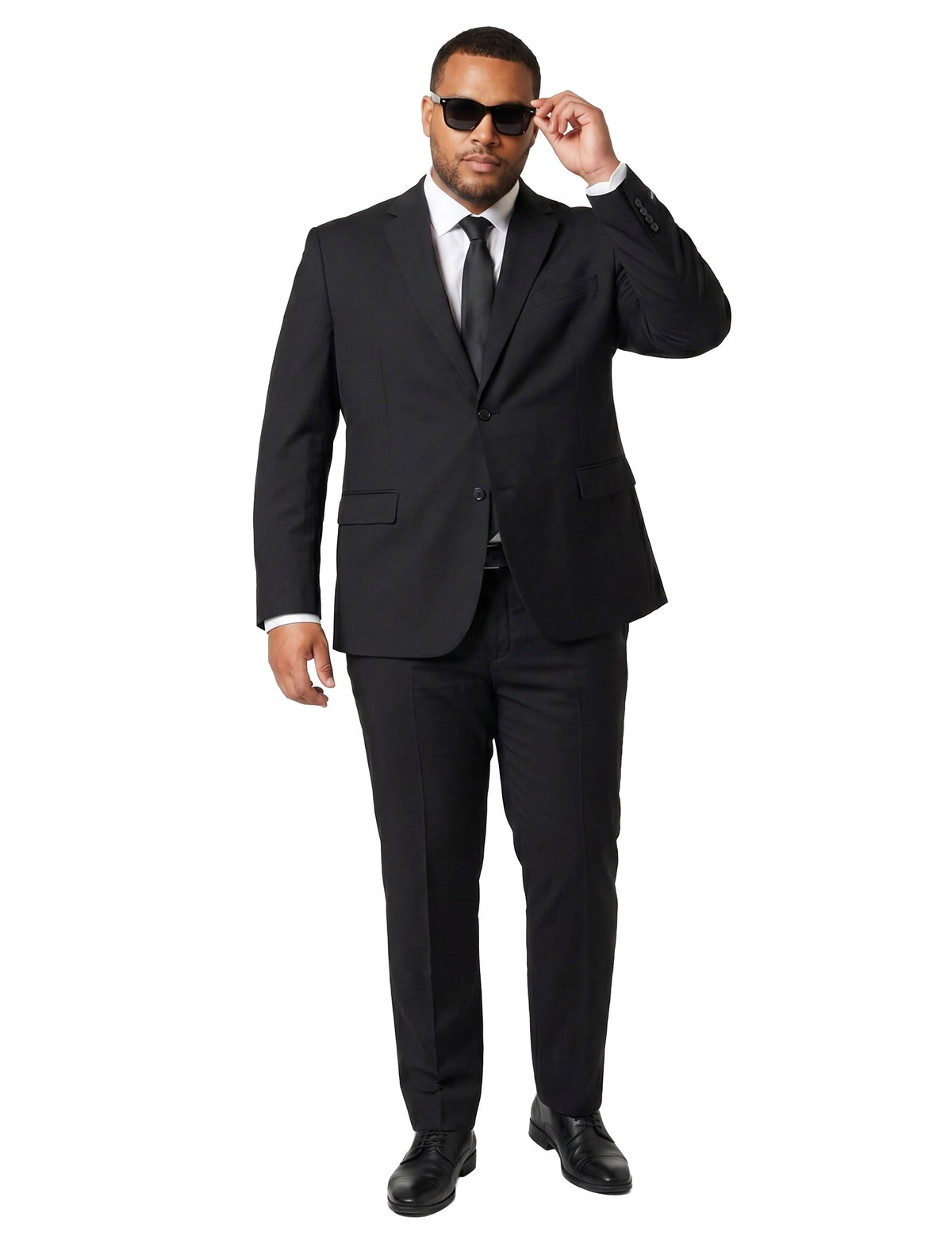 Suitmeister™ Férfi Fekete Mr. Egyszínű Öltöny