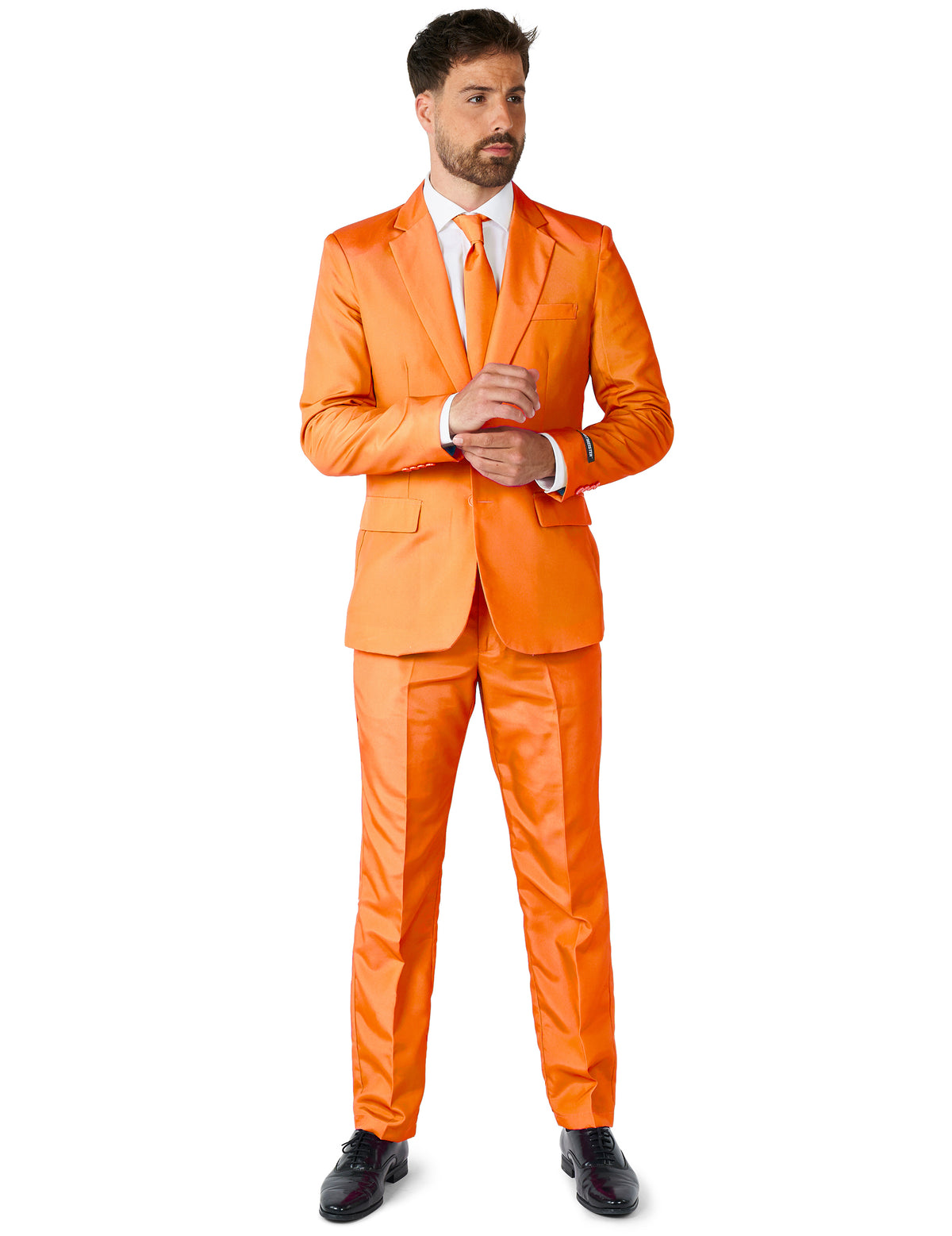 Mr. Solid narancssárga férfi öltöny Suitmeister™