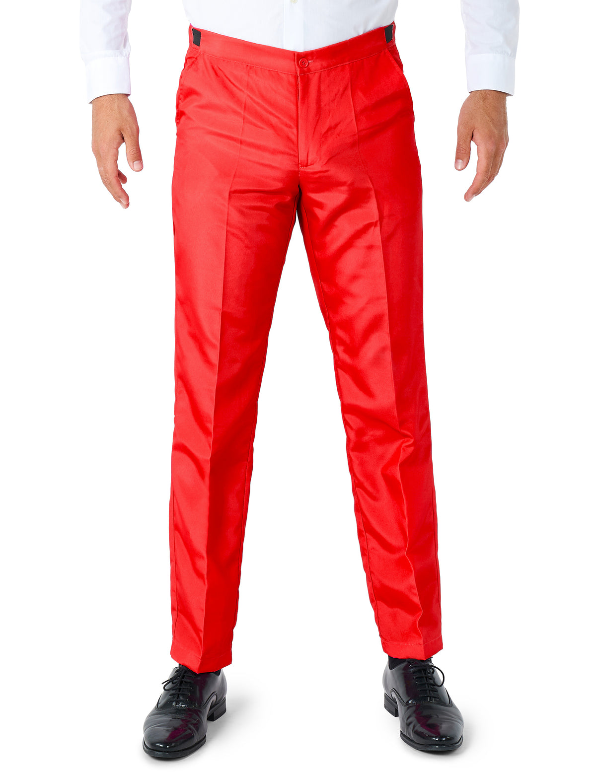 Mr. Solid piros öltöny férfiaknak Suitmeister™