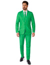 Mr. Solid zöld öltöny férfiaknak Suitmeister™