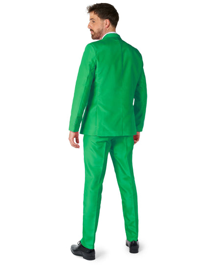 Mr. Solid zöld öltöny férfiaknak Suitmeister™