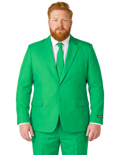 Mr. Solid zöld öltöny férfiaknak Suitmeister™
