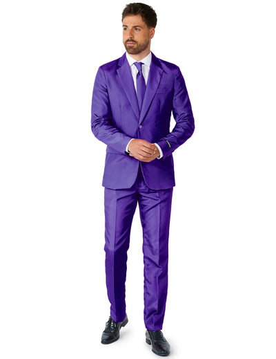 Mr. Solid lila férfi öltöny Suitmeister™