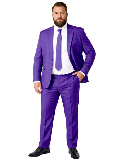 Mr. Solid lila férfi öltöny Suitmeister™