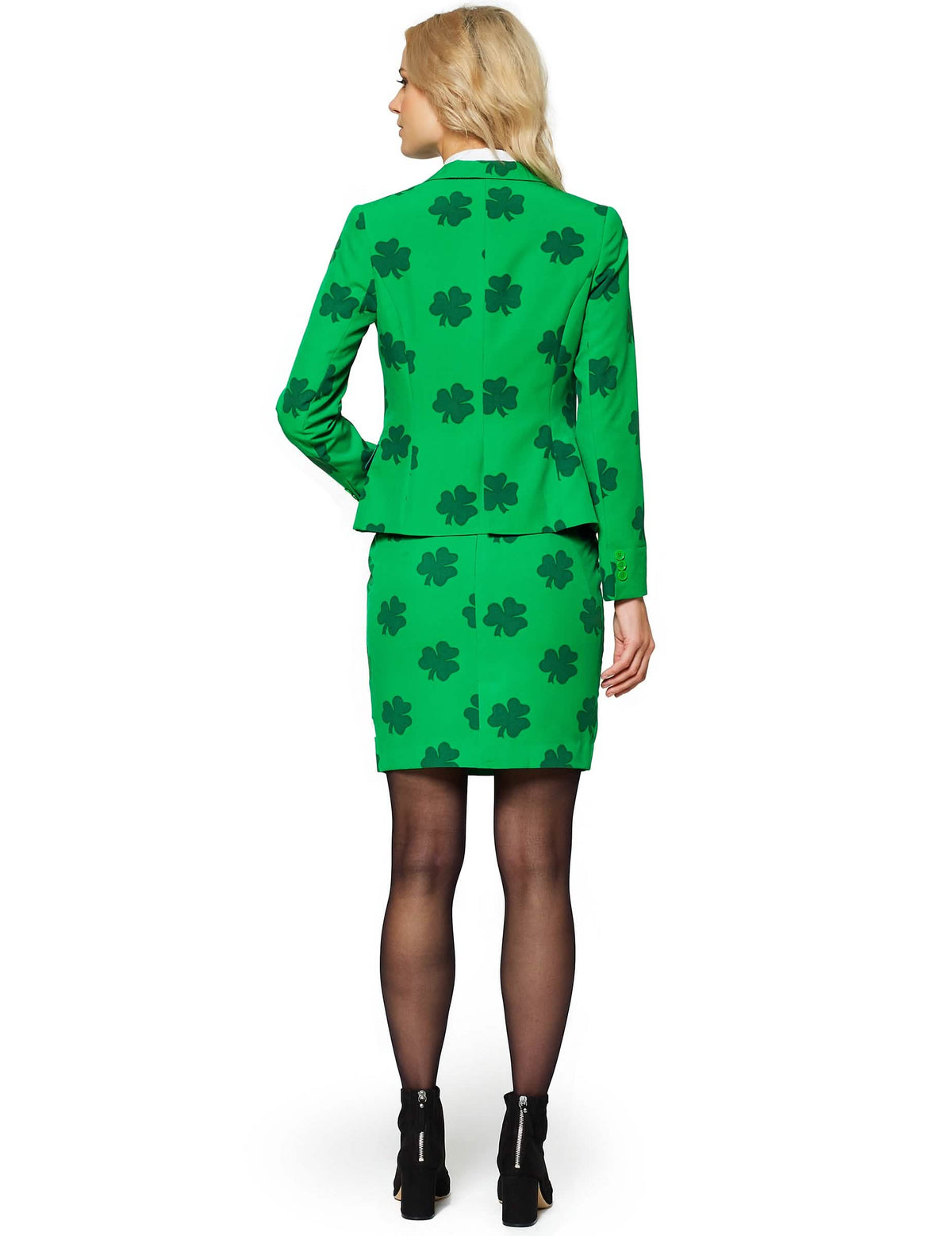 Mrs. Lucky Opposuits St Patrick jelmez hátulnézete