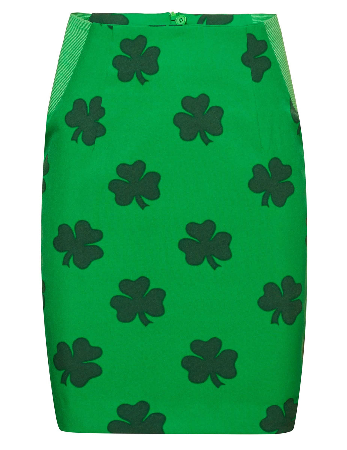 A Mrs. Lucky Opposuits St Patrick jelmez szoknyájának részlete