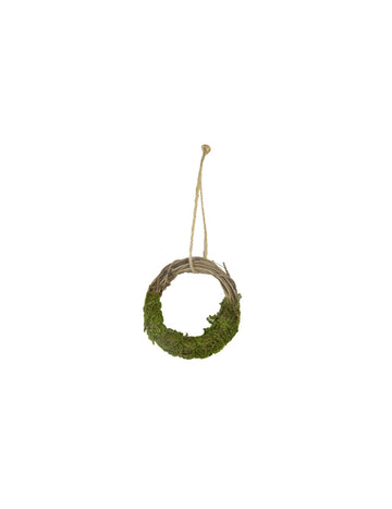 Szőlőág és mohakoszorú 8 cm felakasztani