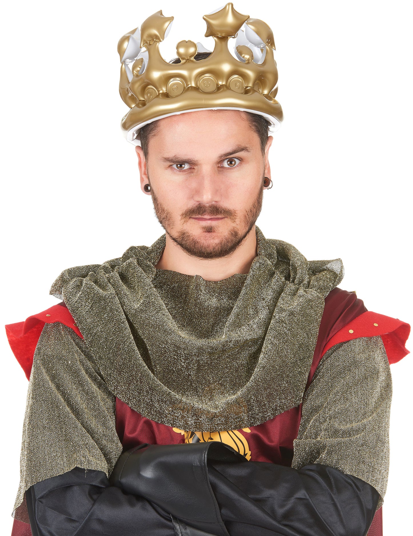 Arany felfújható királykorona