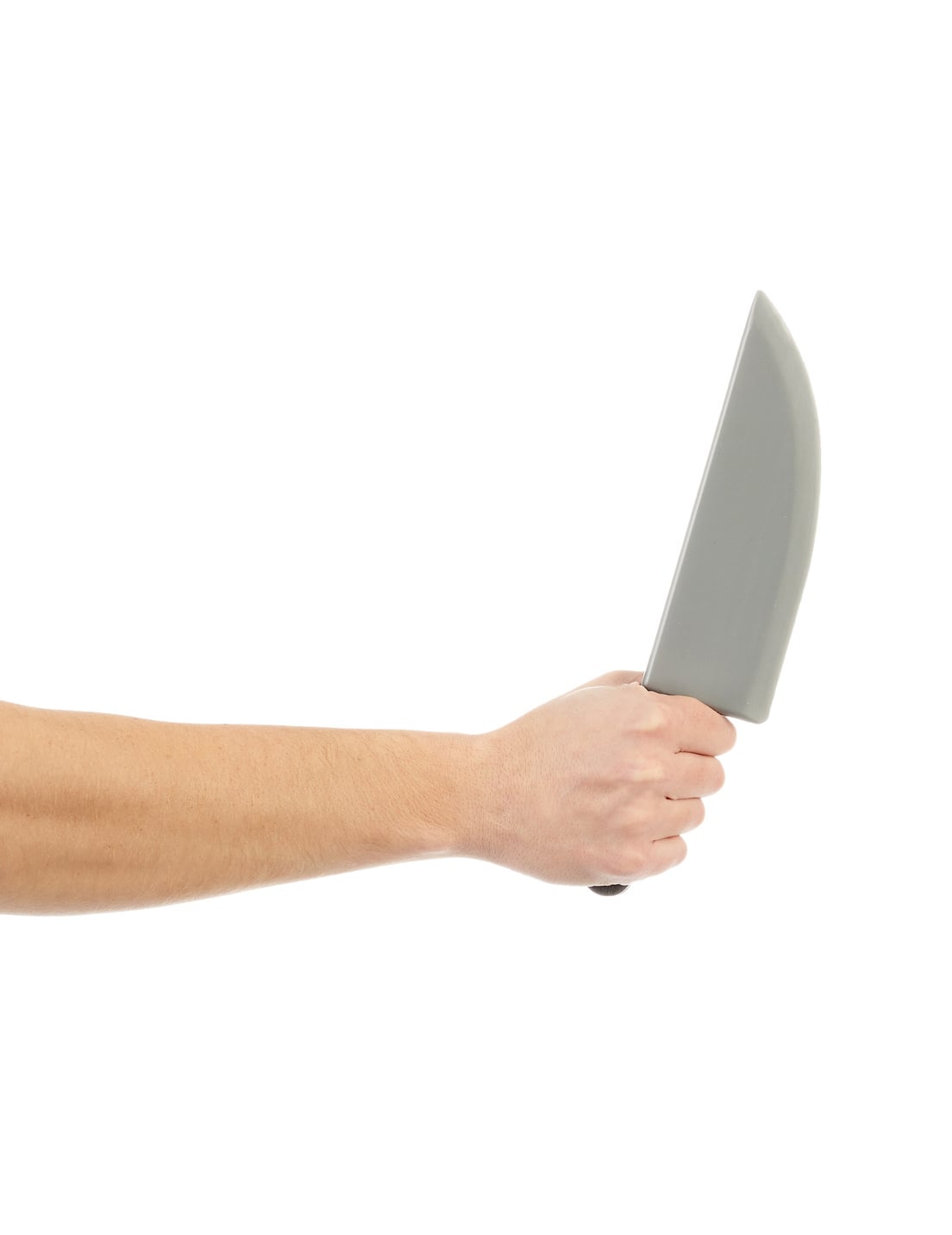 Couteau tenu en main du couteau de cuisine en plastique Halloween