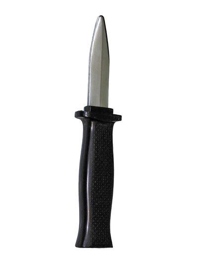 Couteau humoristique rétractable pour adulte noir et gris