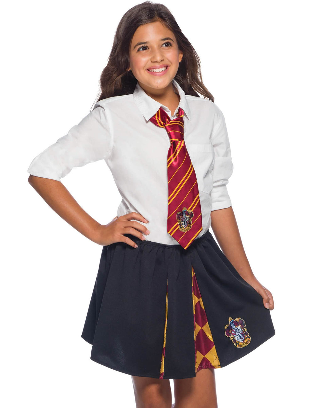 Nyakkendő, amelyet Harry Potter™ Griffendél nyakkendő egyenruhával viselnek