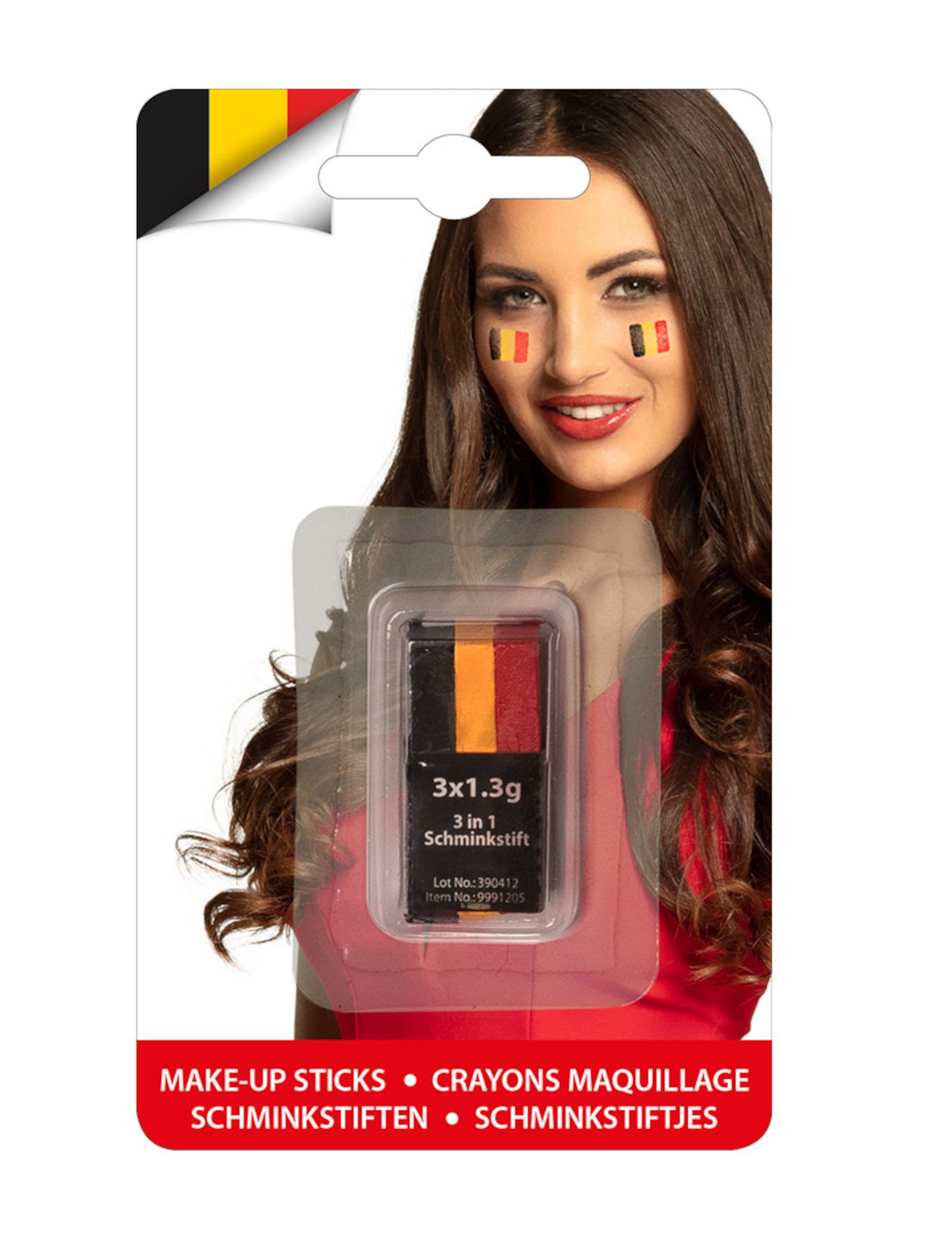 Belgium rajongói arcfestő ceruza 