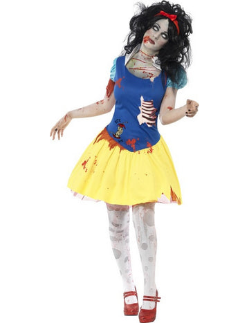 Női Halloween mese hercegnő zombi jelmez