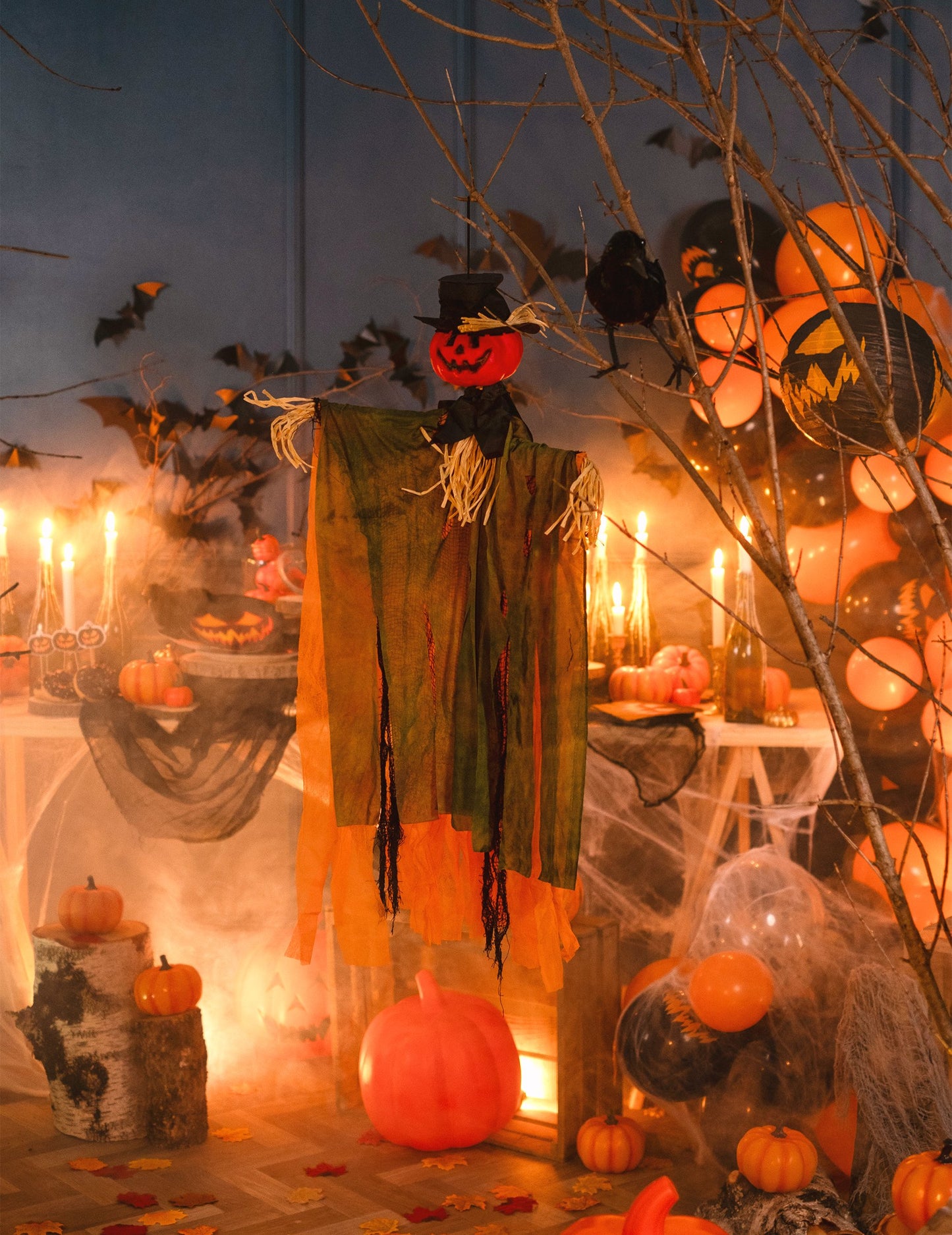 Dekoráció tartalék tartalék sütőtök halloween 1 m