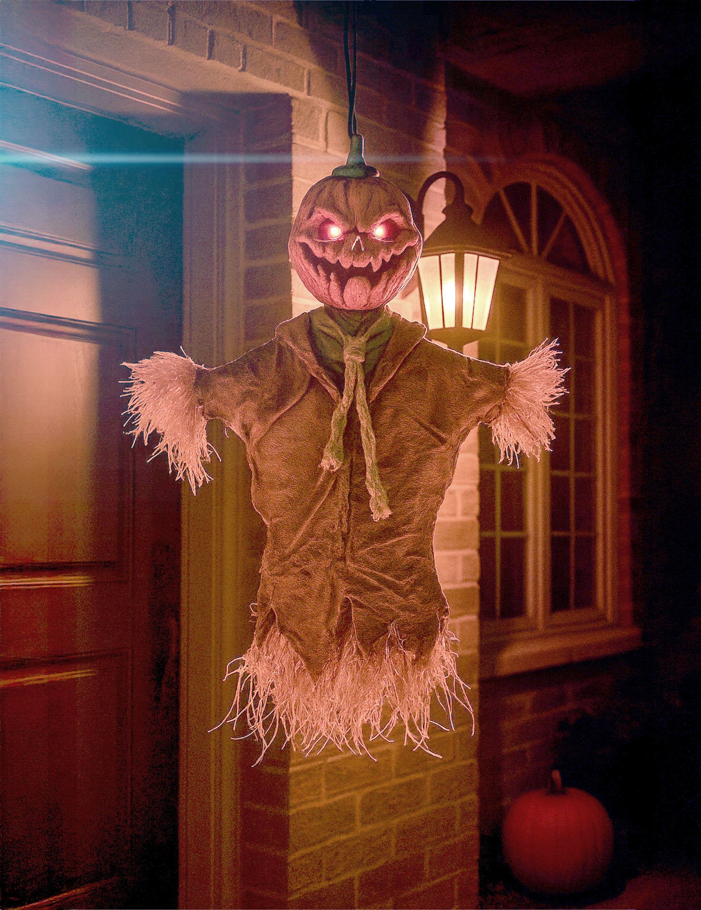 Dekoráció a tök madárijesztő függesztésére