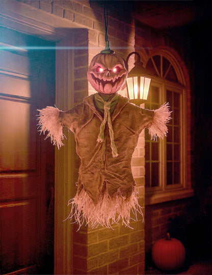 Dekoráció a tök madárijesztő függesztésére