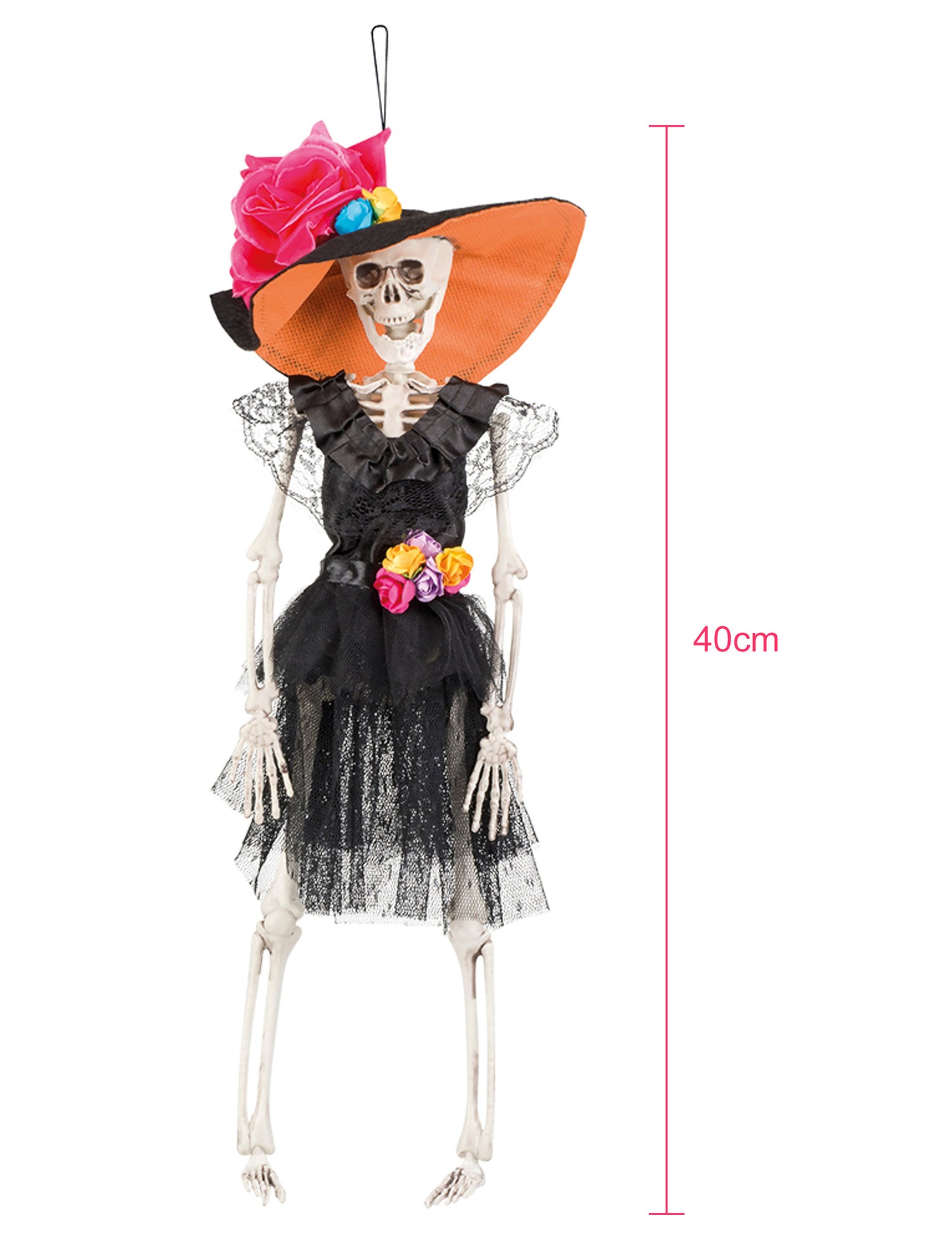 Mexikói házas dekoráció 40 cm dia de los muertos