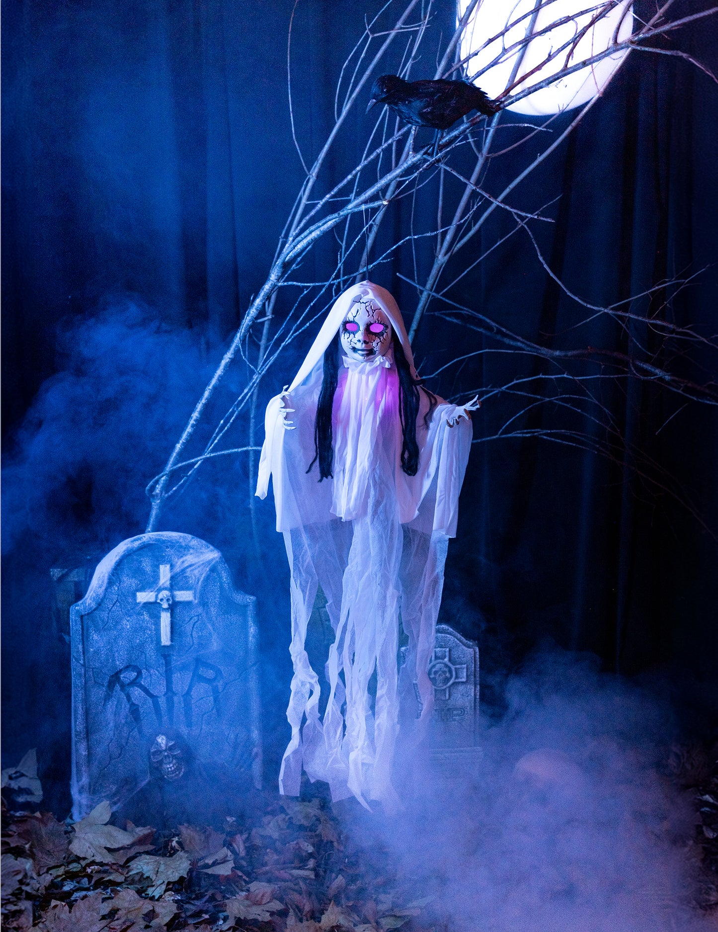 Dekoráció a világos szellembaba 100 x 70 cm -es felfüggesztésére