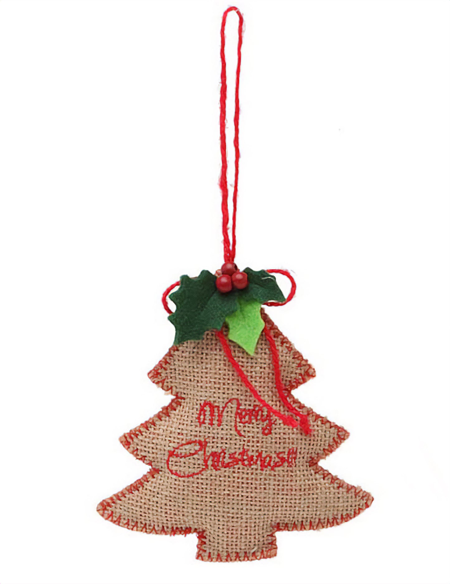 13 cm-es textil karácsonyfadísz felfüggesztéssel cm 