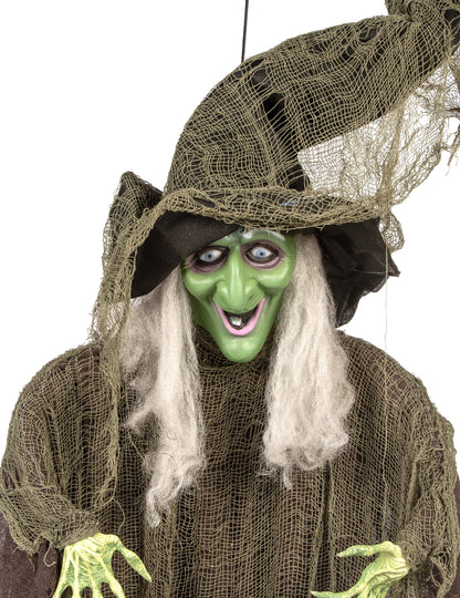 Dekoráció a boszorkány lógása 190 cm -es halloween
