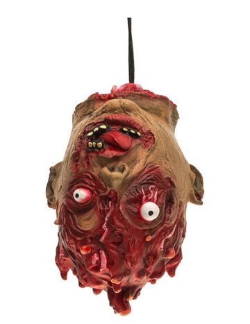 Zombi fej függő dekoráció 30 cm