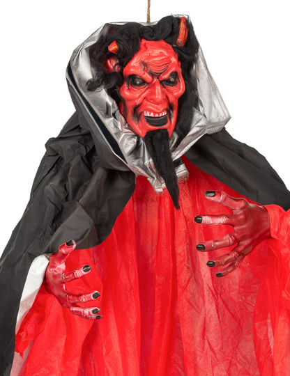 Animált és fényes démon dekoráció 190 cm