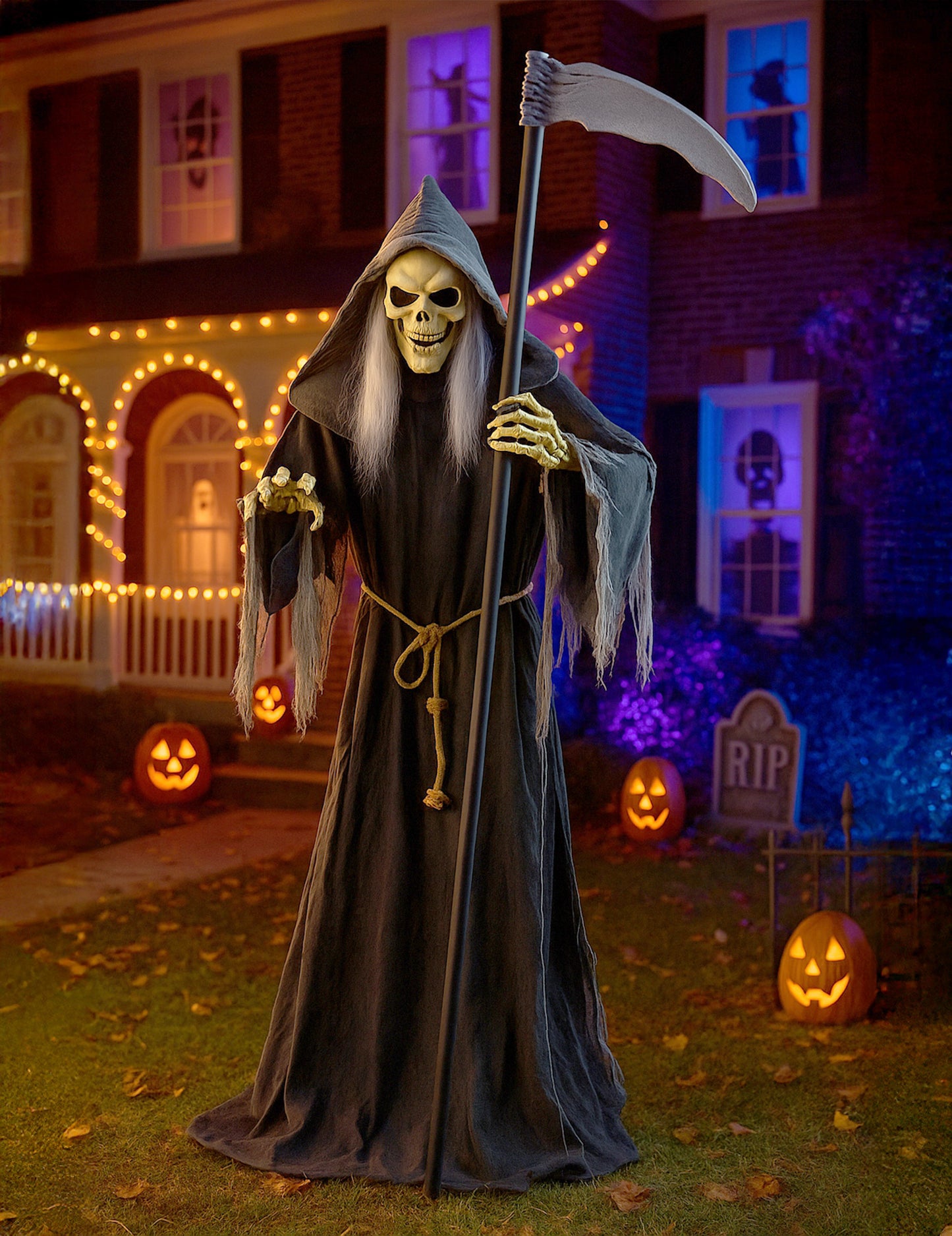 Animált dekorációs óriás Reaper 182 cm