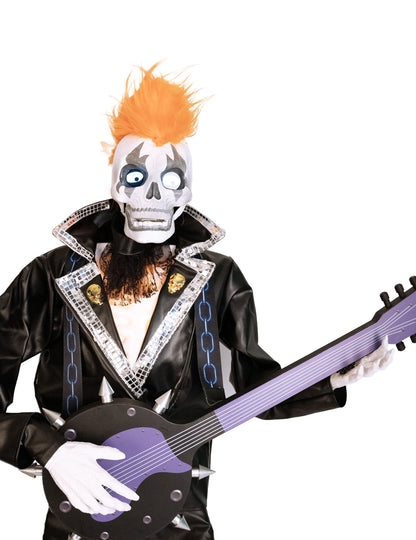 Animált és hangdekoráció punk rock csontváz duó 185 cm